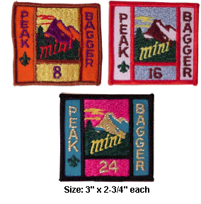 Mini Peak Bagger Patches